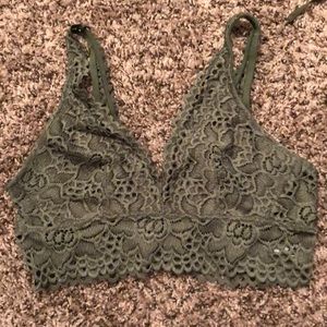 Aerie Olive Bralette size M